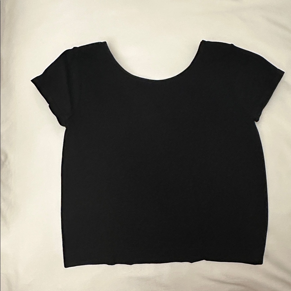 Free People Black Crop Top Size M - Picture 2 of 3